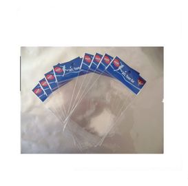 Kundenspezifisches klares verpackendes Polytaschen Flexo-Drucken für Haar-Erweiterungen SGS FDA ROHS
