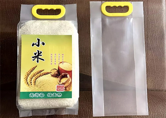 Reis-Stand 5kg 10kg herauf das Verpacken der Lebensmittel sackt 8 Seiten versiegelte lamelliert ein