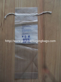 Zugschnur-Plastiktaschen LDPE-freien Raumes mit Perforierung für Rohbaumwolle-Auflagen