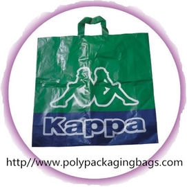 Umweltfreundliches Grün aufbereitete Kunststoffgriff-Tasche für den Einkauf