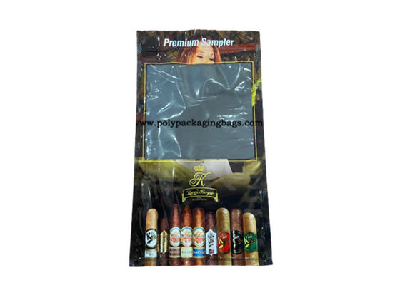 Gewohnheit Feuchtigkeit-beständige wiederversiegelbare Zigaretten-und Zigarren-Verpackendrucktaschen