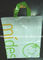 Weiße Plastikgeschenk-Taschen mit kundenspezifischem Logo/Schleife behandeln Plastiktüten für Förderung