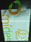 Weiße Plastikgeschenk-Taschen mit kundenspezifischem Logo/Schleife behandeln Plastiktüten für Förderung