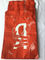Roter Aluminiumfolie-Reißverschluss Metall-Plastik sackt mit Reißverschluss 3 versiegelndes freundliches Seiteneco ein