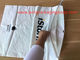 Einfache und elegante Weiß cpe-Seiltasche für das universelle Verpacken