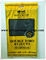 Tragbares Gelb OPP/Reißverschluss-Zigarren-Tasche LDPE befeuchtende mit Befeuchter und Fenster