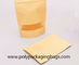 Biologisch abbaubarer Reißverschluss Kraftpapier stehen oben Beutel für das Tee-Verpacken