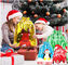 Verpackentasche der glücklichen Atmosphäre des Weihnachtsgeschenktaschen-PET-Zugschnurtaschen-Süßigkeitsgeschenkkeksplätzchens
