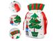 Weihnachtsgeschenk, das CPE-PET Plastikzugschnur-Taschen einwickelt