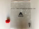 Versiegelnde transparente 0.09mm PET Plastiktasche mit Reißverschluss