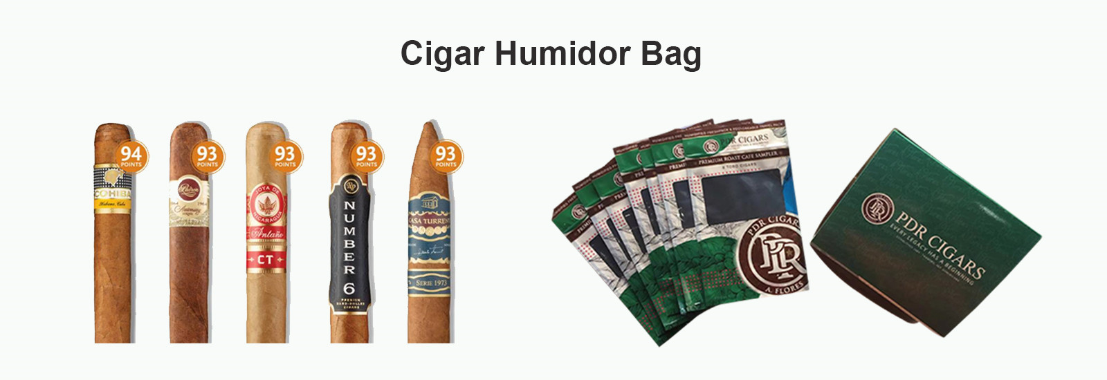 Zigarren-Luftfeuchtigkeitsregler-Taschen