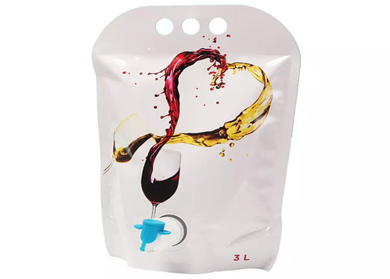 Freie Schellfisch-Tasche BPA Kasten-in der Aluminiumzufuhr-Wein-Verpackung mit Hahn