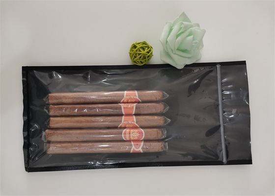 Feuchtigkeits-Beweis-Zigarren-Tabak-Verpackentaschen mit Reißverschluss, RTS-Zigarren-Luftfeuchtigkeitsregler-Beutel