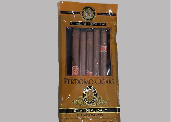 Kundenspezifischer Schlag-Abdeckungs-Tabak-Zigarren-Druckverschlussbeutel, Zigarren-Verpackungs-Taschen mit Reißverschluss