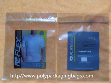 Wiederversiegelbare klare Taschen-mit Reißverschluss statisches Antiverpacken personifiziert