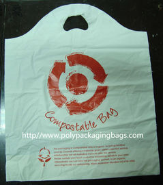 Kundenspezifische weiße abbaubare Plastiktaschen gestempelschnitten für das Auto sauber/Abfall