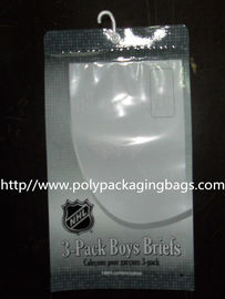 Klare Polytaschen Composited keucht kurz, Plastikaufhänger-Taschen