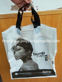 Fördernde Kunststoffgriff-Tasche mit Logo, Druck-PET Verpackeneinkaufstasche