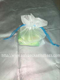 Gewohnheit faltbare Zugschnur-Druckplastiktaschen für Süßigkeits-Geschenk