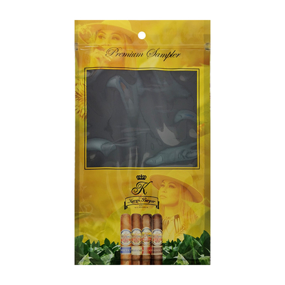 Fabrik Custom gedruckte Zip Lock Zigarren Humidor Taschen 69% ~ 75% RH