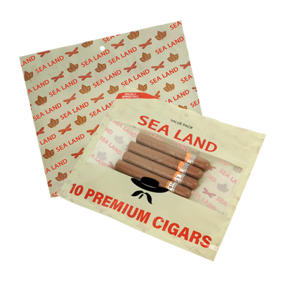 Feuchtigkeitsdichte Zigarrentüte Tabak Naturblattverpackungstüte Polyesterfilm Zigarrenverpackungstüte
