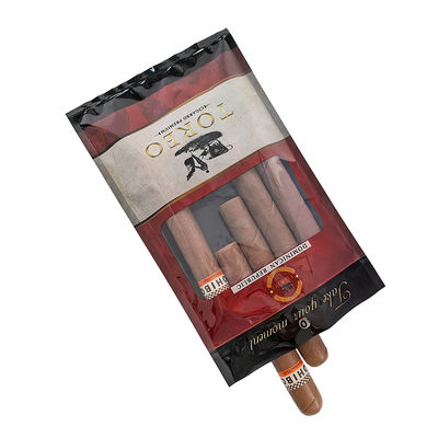 Individuelle Zigarrenwickel Verpackungsbeutel Rauchblattbeutel Roll Tabak Verpackungsbeutel Tabak Zigarre Mylar Beutel