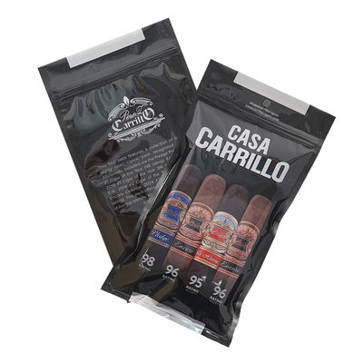 Maßgeschneiderte Luxus-Leder-Zigarren-Reisetasche mit Befeuchter, tragbarem, mit Zedernholz gefüttertem Humidorbeutel, Feuchtigkeitskontrolle, Ziplock-Beutel