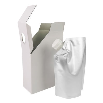 1L 3L 5L Kraftpapier Kaffee Box BIB Beutel in Kaffee Box Einweg Kaffee Beutel in Box Mit Ventil Flüssigkeitsspender