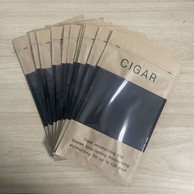 Ziplock Design Zigarren-Humidor-Taschen Leichtgewicht und Kompakt mit MOPP VMPET PE-Materialstruktur zum Schutz von Zigarren