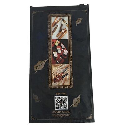 OPP LDPE Laminierte Material Zigarren Humidor Taschen für 5 Zigarren, perfekt zur Aufrechterhaltung optimaler Feuchtigkeitswerte