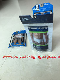 Kundenspezifische Mann-‚s-Unterwäschen-Plastikverpackungs-Taschen mit Logo-Drucken