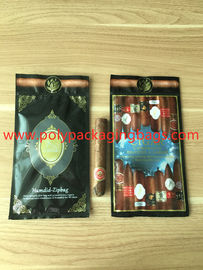 Kundengebundene Tabak-Zigarette Vape-Luftfeuchtigkeitsregler-Verpackentasche mit Zipbefeuchter