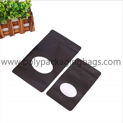 Aluminiumfolie-Reißverschluss-Tasche Matte Plastic Doypack Customized Packagings mit klarem Fenster