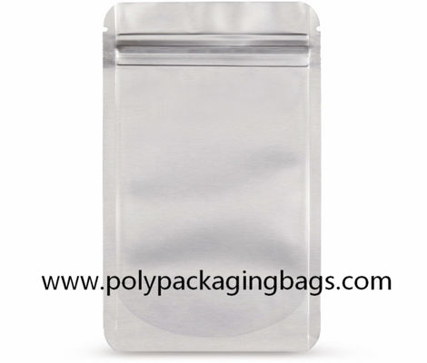 Wiederversiegelbares OPP lamellierte Aluminiumfolie-Reißverschluss-Tasche für das Verpacken der Lebensmittel
