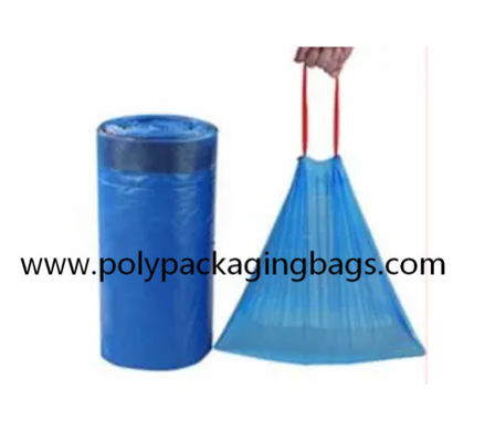 Materielle Zugschnur-rollen abbaubare Abfall-Tasche LDPE recyclebares