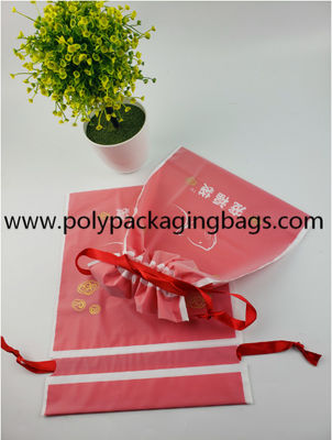 Recyclebare Zugschnur Plastikbaumwolle Ropes Taschen/Frauen und Kinder alle wie die rote Geschenktasche des neuen Jahres