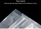 Wiederversiegelbare folien-Reißverschluss-Taschen Doypack transparente Plastikstehen oben das 8 Seiten-Versiegeln