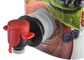 Bequemer Stand-Up-Spout-Tasche mit Schmetterlingsventil für Wein/Saft/Ölflüssige Produkte