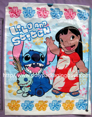 einfach öffnen Sie sich und nahes Plastikzugschnur-Rucksack-Geschenk-Verpacken/Spielzeug-Verpackentaschen