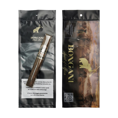 Custom Ziplock Zigarren-Humidor-Taschen mit Feuchtigkeitssystem und Display-Fenster 90 Tage Aufbewahrung 20 Zigarren Kapazität