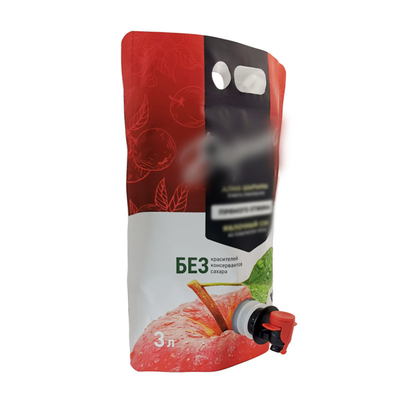 Liquid Bag In Box Bag In Box Ventil Tap Bag personalisierte Logo Druck Kaffee Trinktasche laminiertes Material Tasche Gravure Drucktasche