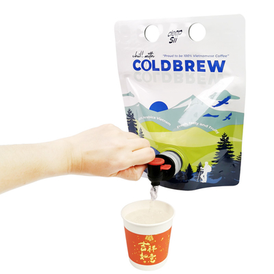 Aluminum Drinking Vitop aluminum Water Vitop aluminum Wine Vitop aluminum Juice Vitop custom Design Foil Pouch