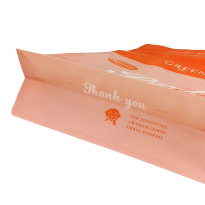 Custom Pet Food Bag Stand Up Zipper Bag wieder verschließbare Barriere Tasche Flachboden Pet Food Tasche