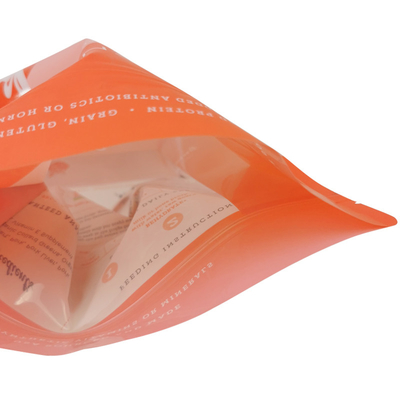 Custom Pet Food Bag Stand Up Zipper Bag wieder verschließbare Barriere Tasche Flachboden Pet Food Tasche