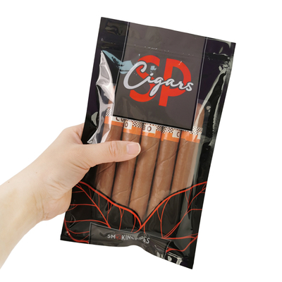 Zigarren-Humidor-Taschen für den individuellen Druck mit Feuchtigkeitssystem und Ziplock-Sperre