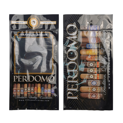 Ziplock Compound Einzelbeutel Custom Druckfeuchtigkeit Zigarrenverpackungen Verpackungstüte Zigarrenfeuchtigkeit Packung Feuchtigkeitsbehälter