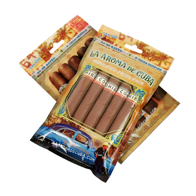 Custom gedruckte wieder verschließbare Ziplock Feuchtigkeit Humidor Zigarrenverpackungstüte mit Feuchtigkeitsschicht