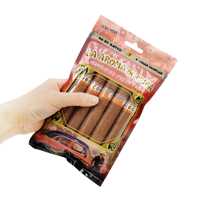 Zigarrenfeuchtigkeitsbeutel mit Gravure-Druck Zigarrenfeuchtigkeitsbeutel Zigarrenfeuchtigkeitsbeutel Ziplock Zigarrenfeuchtigkeitsbeutel
