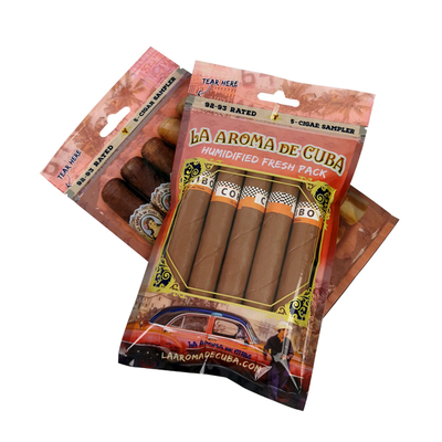 Zigarrenfeuchtigkeitsbeutel mit Gravure-Druck Zigarrenfeuchtigkeitsbeutel Zigarrenfeuchtigkeitsbeutel Ziplock Zigarrenfeuchtigkeitsbeutel