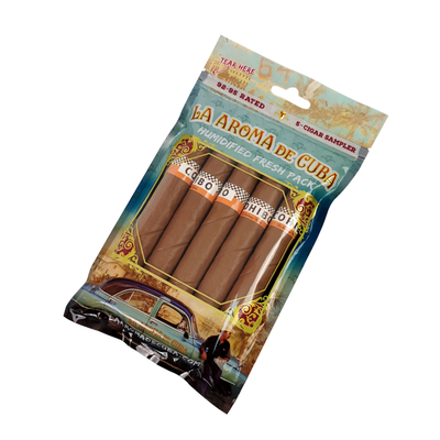 High Quality 90-Day Cigar Packaging Bag Plastic Humidifier Stand 65-75% RH BOPP PE PE Type Gravure Printing